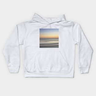 SCENERY 13 - White Sand Beach Blue Sky Horizon Kids Hoodie